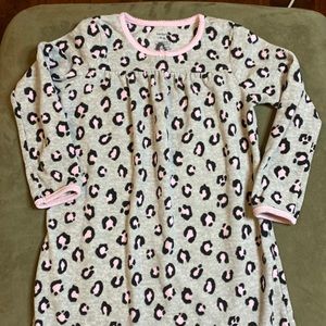 Girls Leopard Print Gown